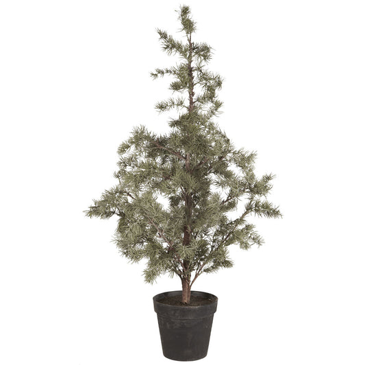 Ib Laursen - Künstlicher Zedernbaum in Plastiktopf - 120 cm
