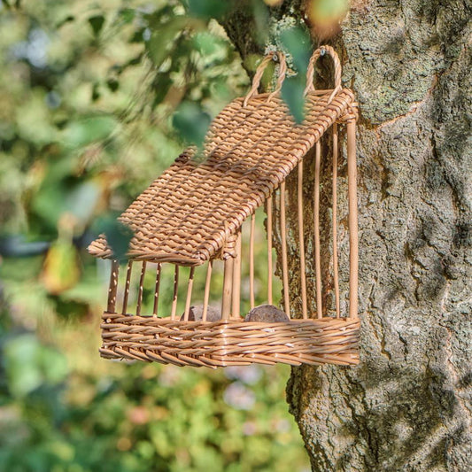 Ib Laursen – Vogelfutterhaus für die Wand – handgefertigt aus Weide