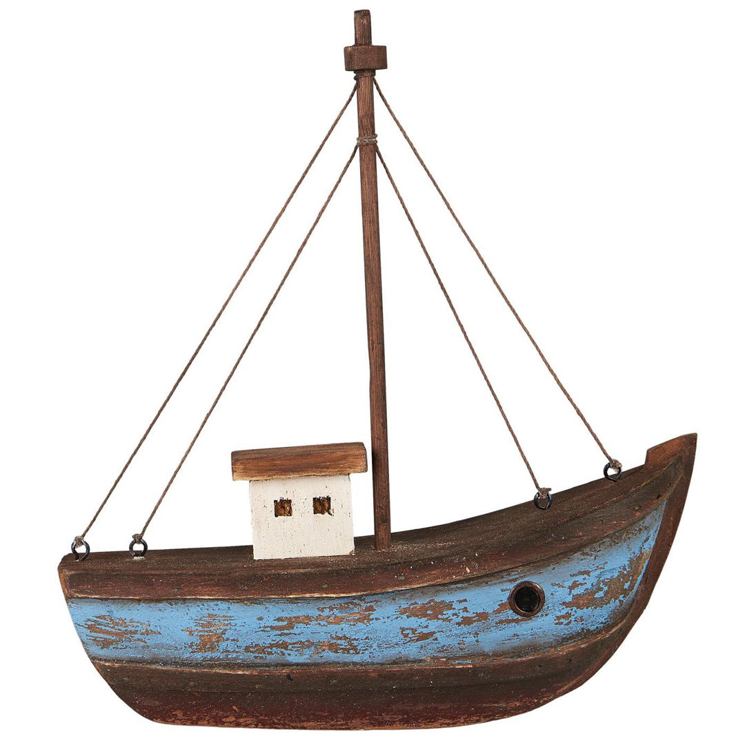 Ib Laursen - Boot mit weißem Haus Nautico