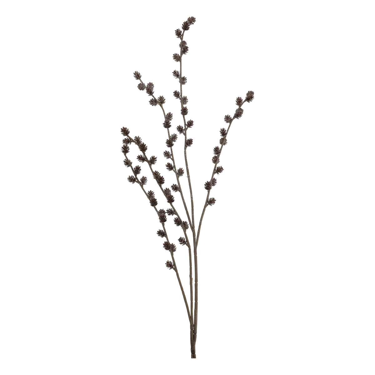 Chic Antique – Fleur Zweig mit Tannenzapfen und Glitzer H112 cm – Grün