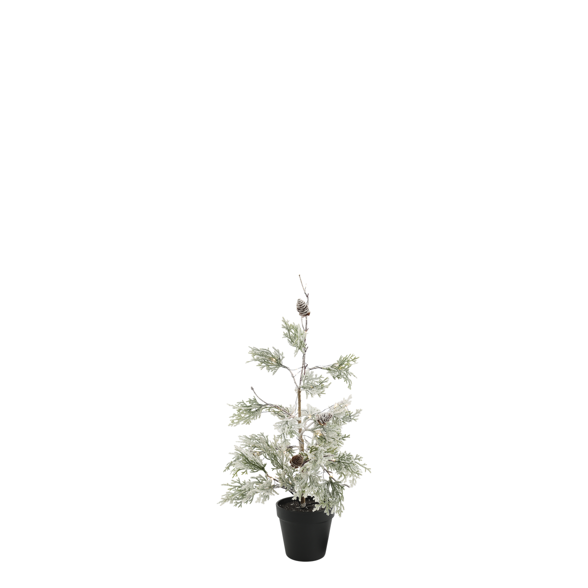 Chic Antique – Fleur Tannenbaum mit Schnee und LED | H60 / Ø35 cm – Grün