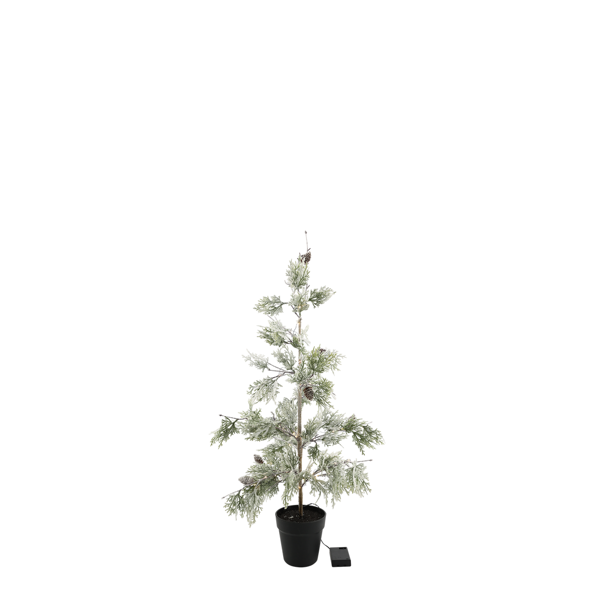 Chic Antique – Fleur Tannenbaum mit Schnee und LED | H90 / Ø50 cm – Grün