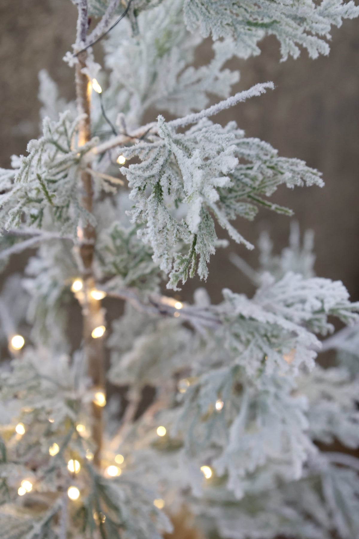 Chic Antique – Fleur Tannenbaum mit Schnee und LED | H90 / Ø50 cm – Grün
