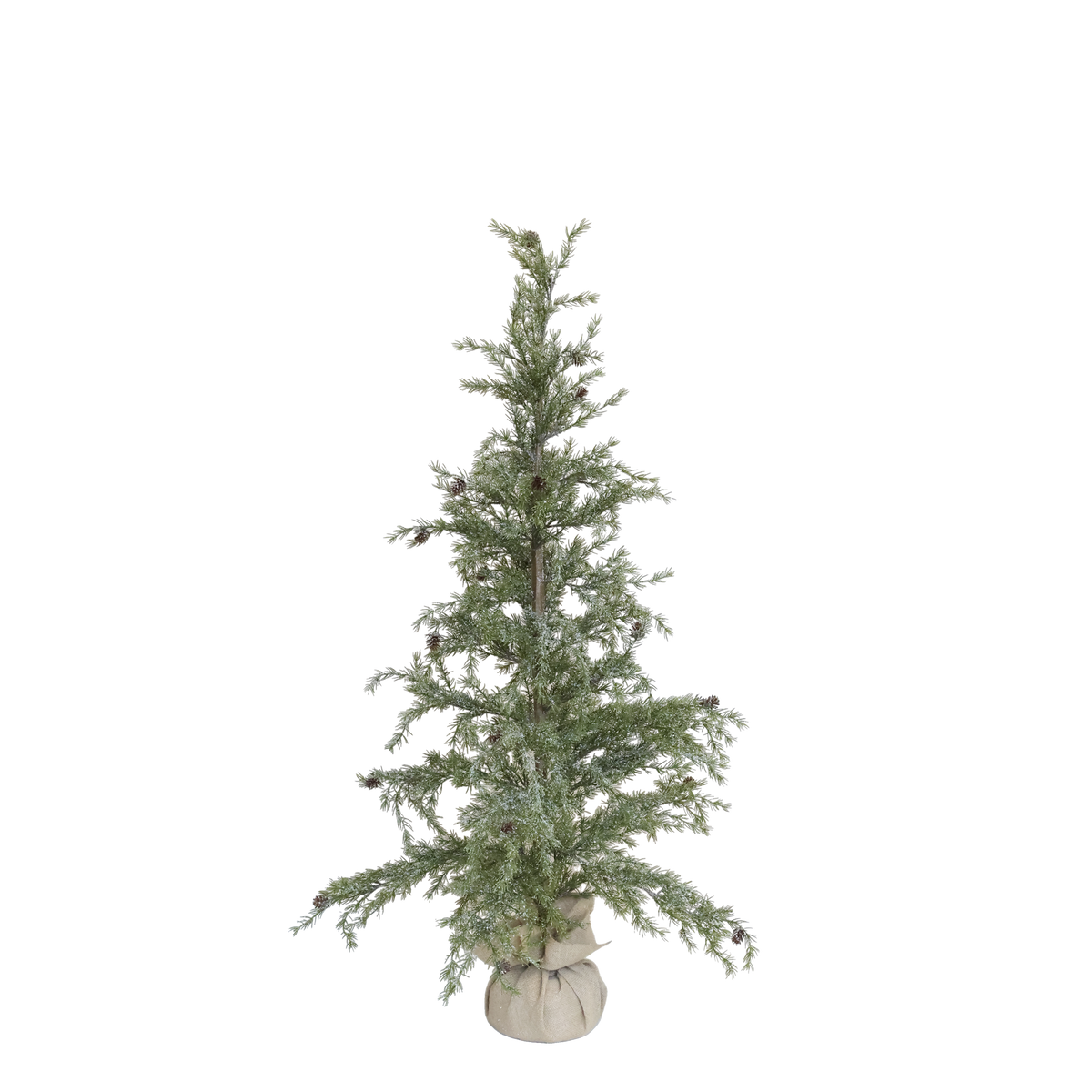 Chic Antique – Fleur Weihnachtsbaum mit Zapfen und Schnee – H150 cm – Grün