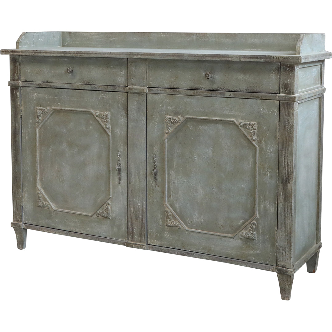 Sideboard mit 2 Türen und 2 Schubladen in Antique Opal