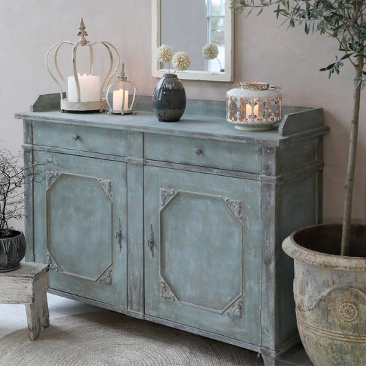 Sideboard mit 2 Türen und 2 Schubladen in Antique Opal