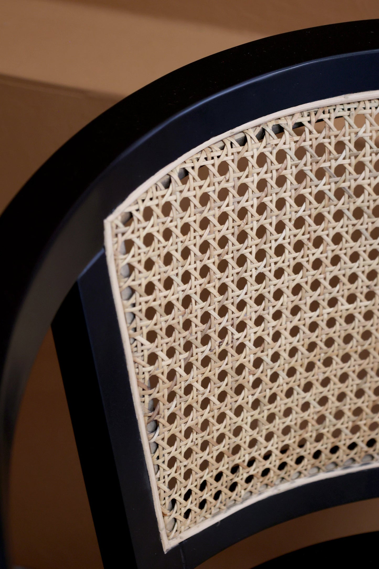 Chic Antique Französischer Bürostuhl mit Rattansitz & Rückenlehne