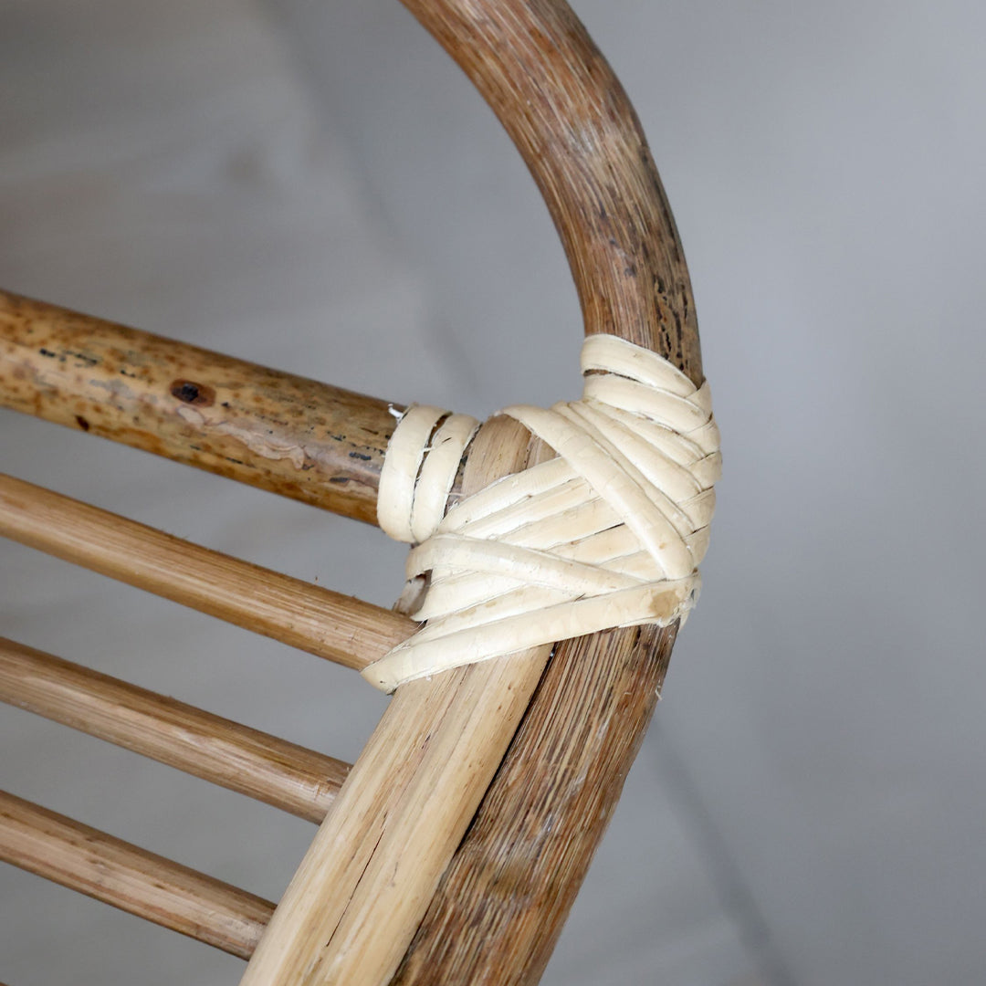 Chic Antique – Hängesessel aus natürlichem Rattan – H117 x B72 x L72 cm | Max. 110 kg