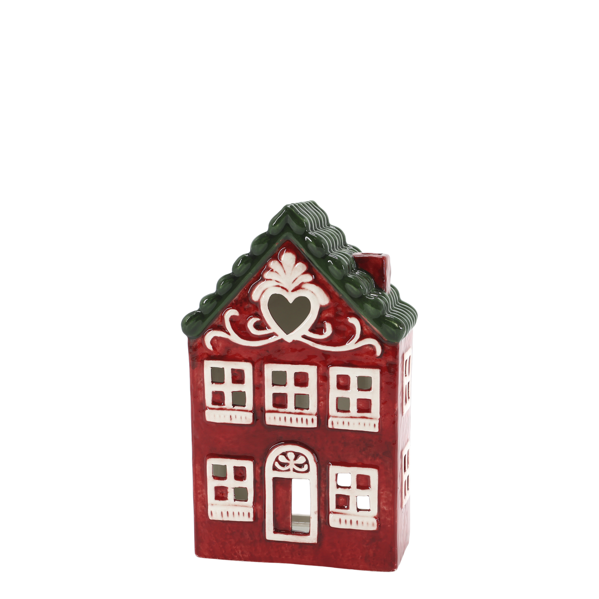 Chic Antique – Chamonix Haus für Teelichter – H19 × L12 × B6,5 cm – Cherry