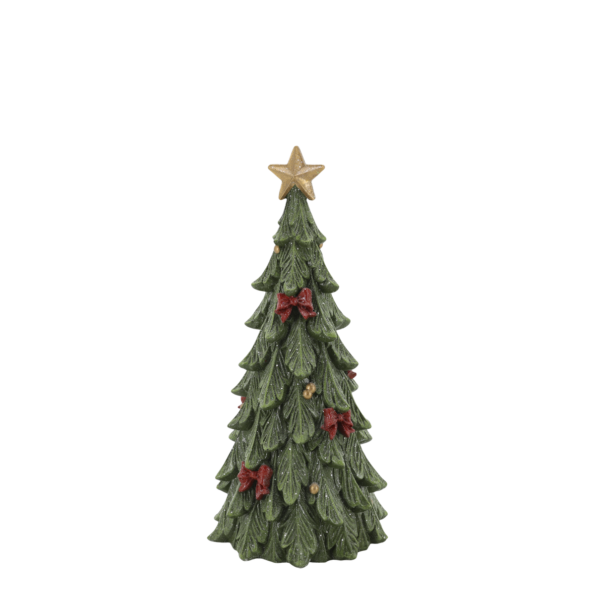 Chic Antique – Noël Weihnachtsbaum mit Schleifen – 32 cm – Grün