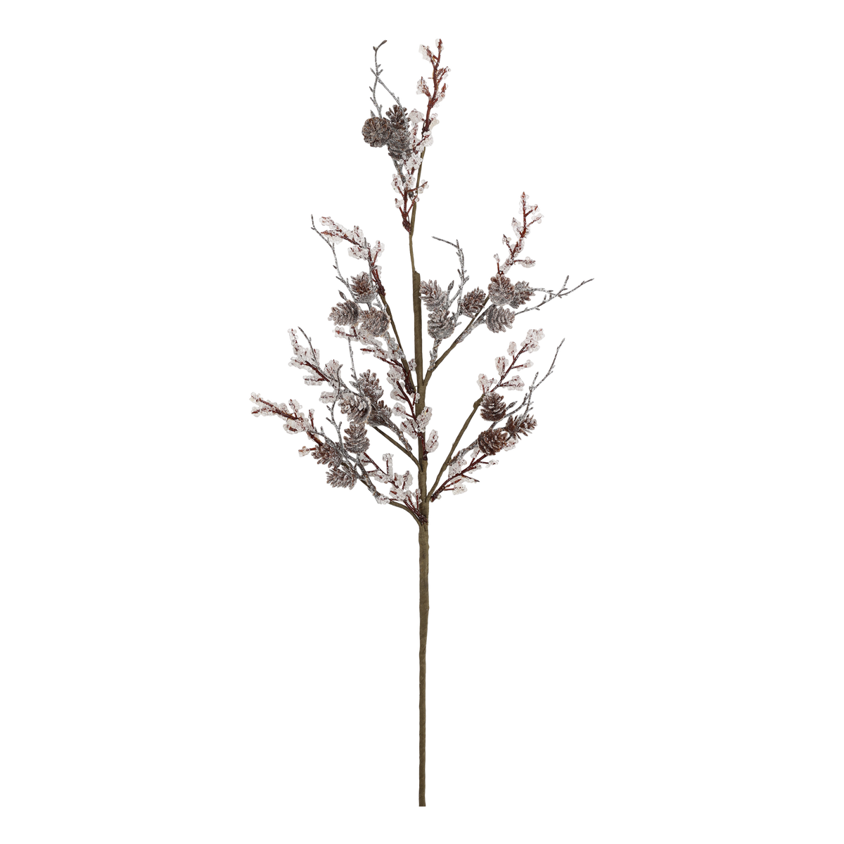 Chic Antique – Bereifter Dekozweig mit Tannenzapfen | H72 cm