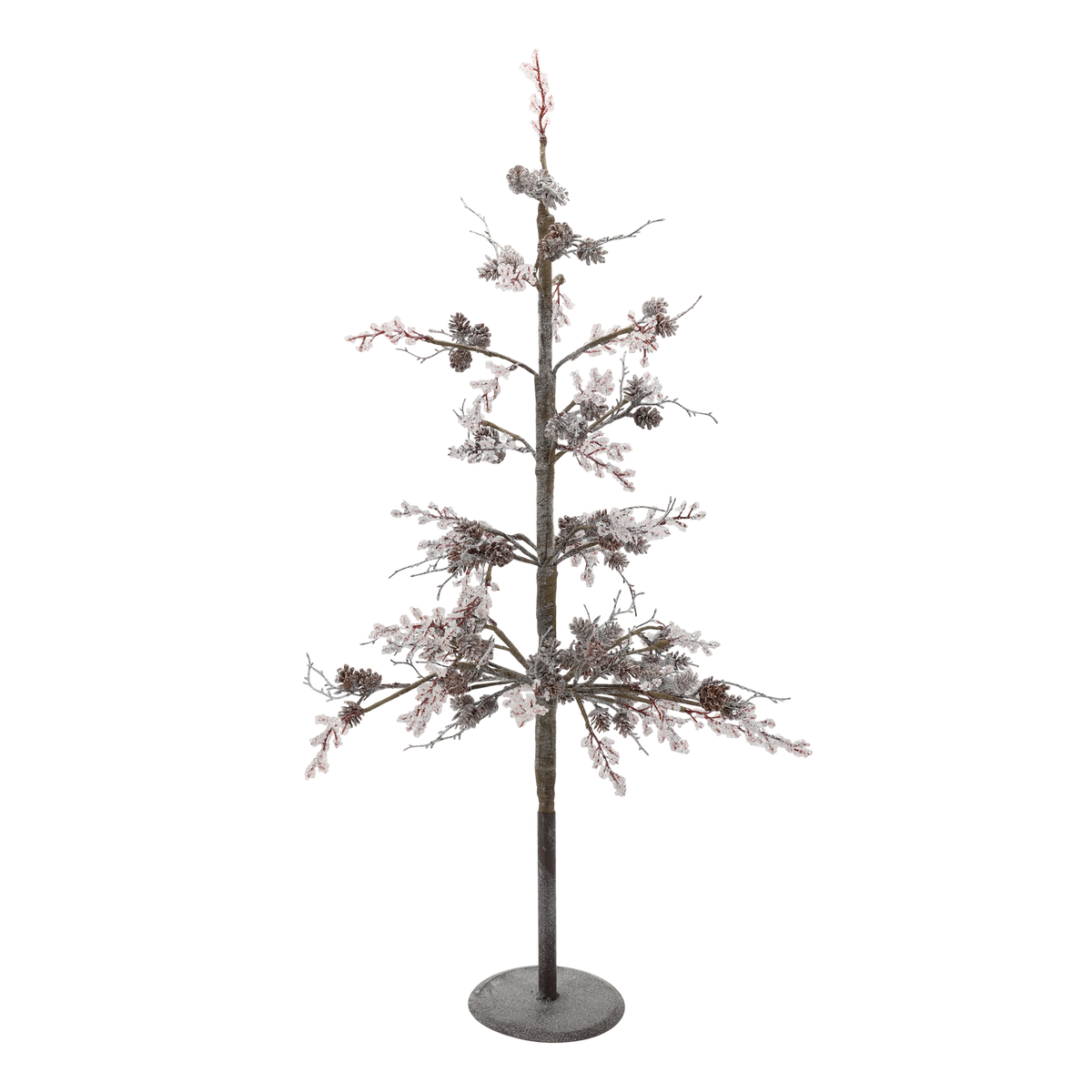 Chic Antique – Bereifter Weihnachtsbaum mit Tannenzapfen | H94 cm