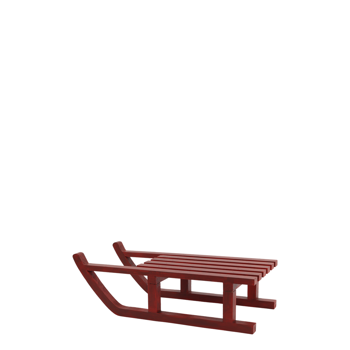 Chic Antique – Vintage-Schlitten – H13,5 × L50 × B22 cm – Antique Cherry