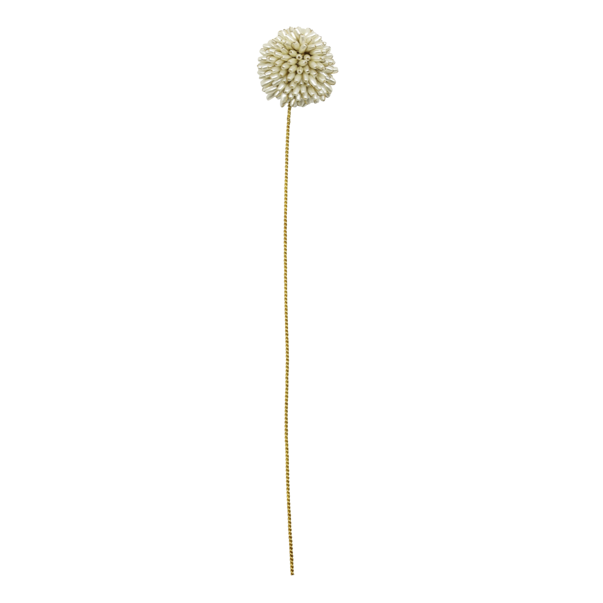 Chic Antique – Blume mit Perlen am Stiel – H40 cm – Creme