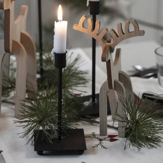 Ib Laursen - Square Kerzenhalter aus Metall – Minimalistisch und Elegant