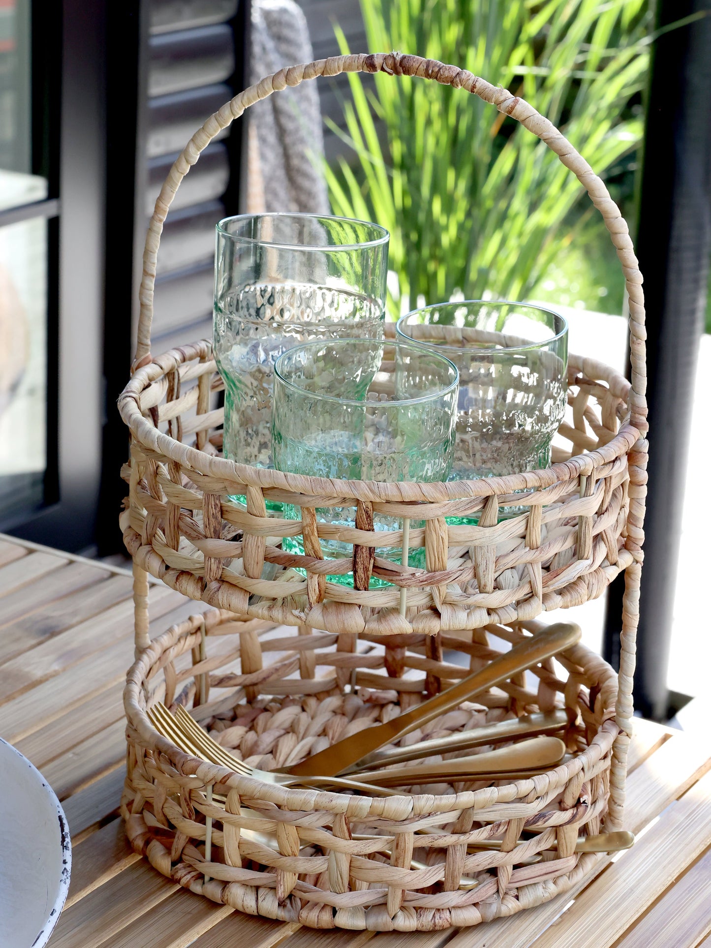 Clamart Gläser 6er-Set in Antique Verte – Dekorative Trinkgläser