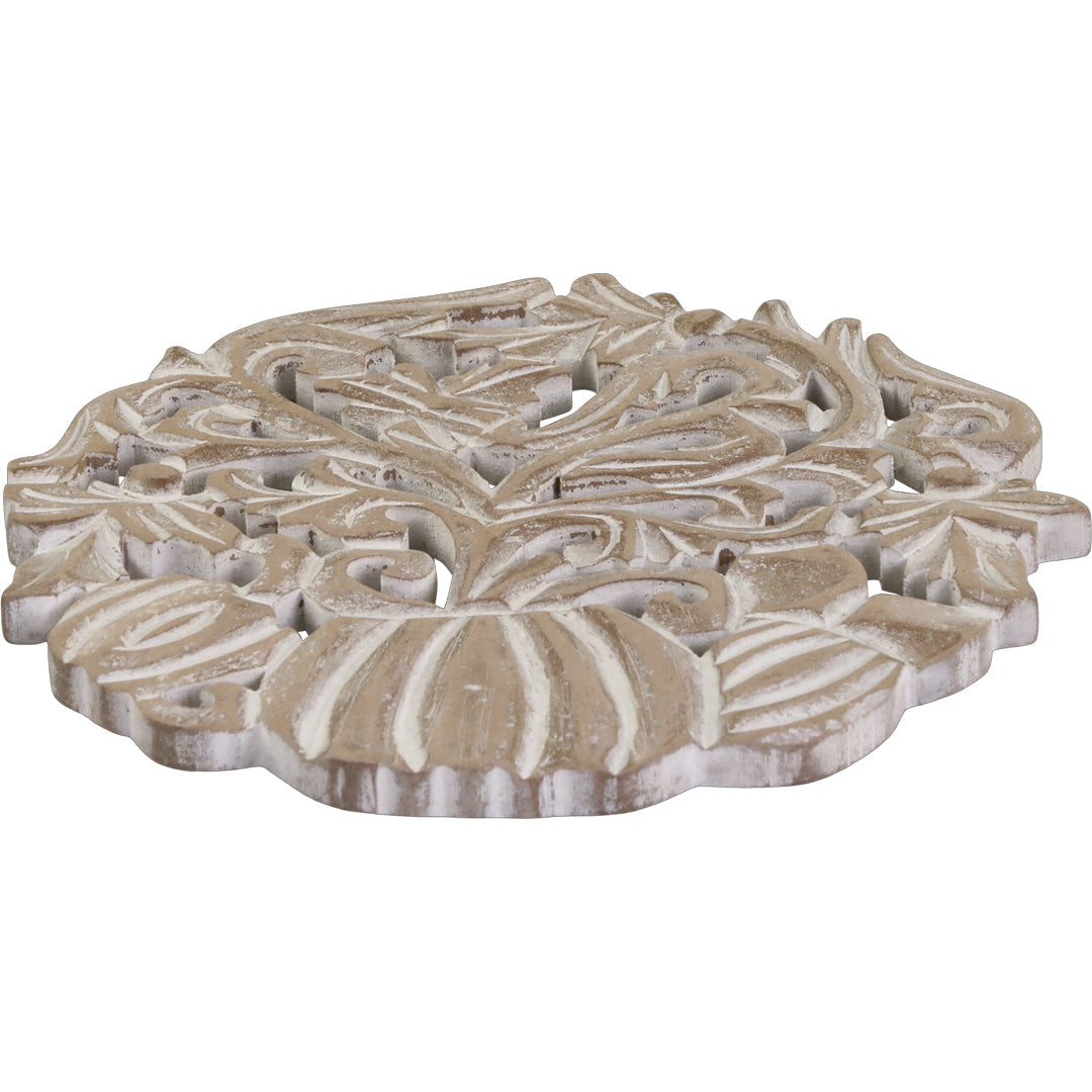 Chic Antique – Tours Topfuntersetzer mit Schnitzerei Ø20 cm – Natur