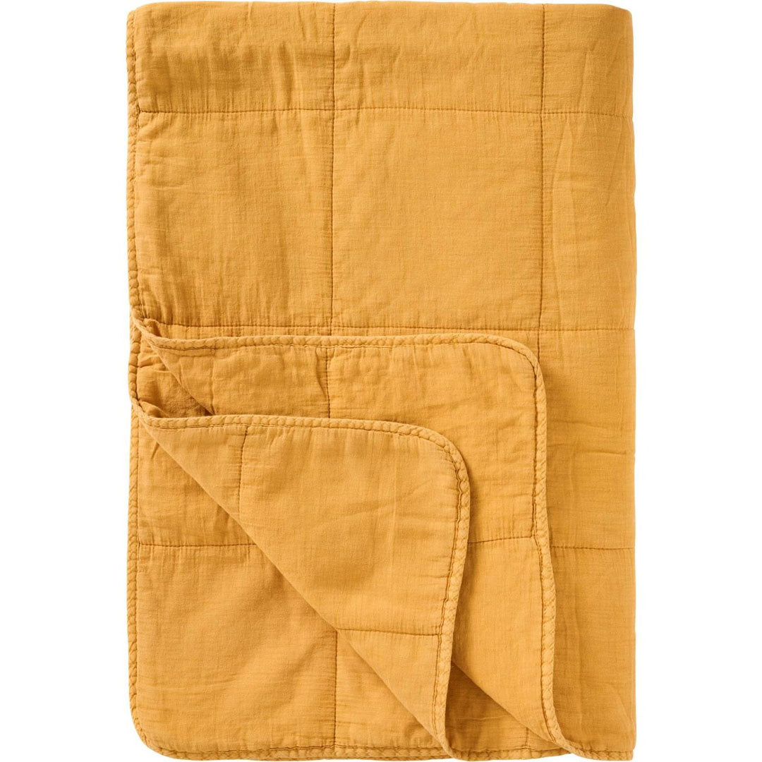 Ib Laursen – Vintage Quilt / Tagesdecke Harvest Yellow – 130 x 180 cm