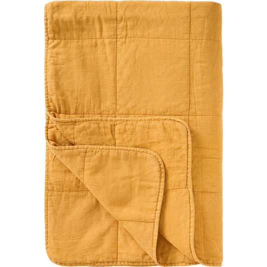 Ib Laursen – Vintage Quilt / Tagesdecke Harvest Yellow – 130 x 180 cm