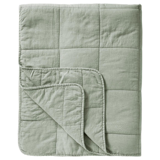 Ib Laursen – Vintage Quilt Bettdecke, Doppelbett – pistazie, 240×240 cm