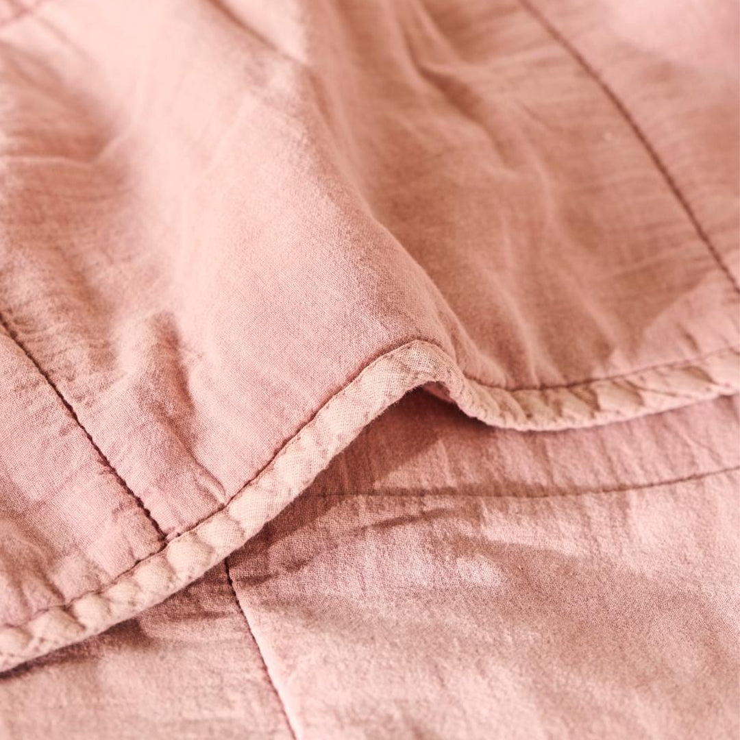 Ib Laursen – Vintage Quilt Bettdecke, Doppelbett – rose, 240×240 cm