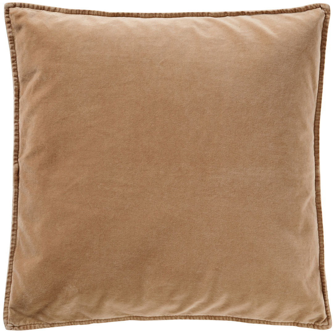 Ib Laursen – Kissenbezug aus Samt Cognac – 52 x 52 cm