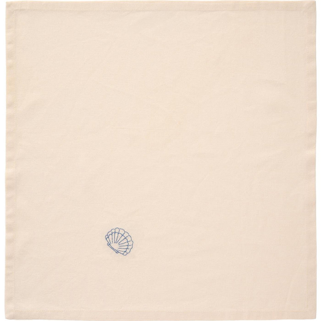 Ib Laursen - Stoffserviette Atlantis mit Muschel butter cream