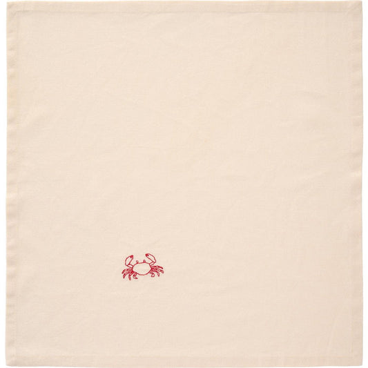 Ib Laursen - Stoffserviette Atlantis mit Krabbe butter cream