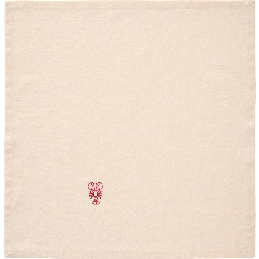 Ib Laursen - Stoffserviette Atlantis mit Hummer butter cream