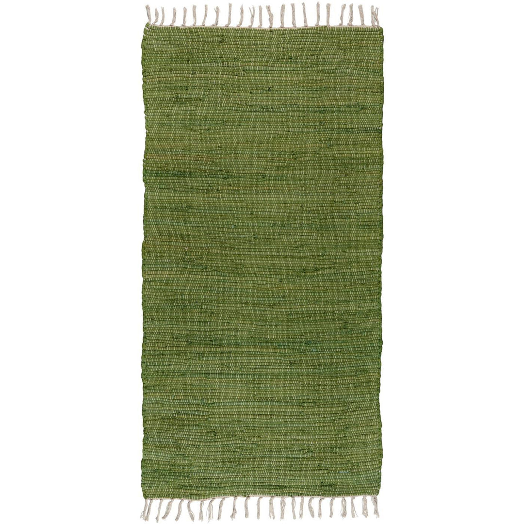 Ib Laursen – Flickenteppich – grün, 60 x 120 cm
