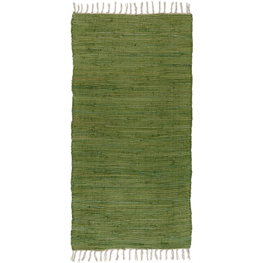 Ib Laursen – Flickenteppich – grün, 60 x 120 cm