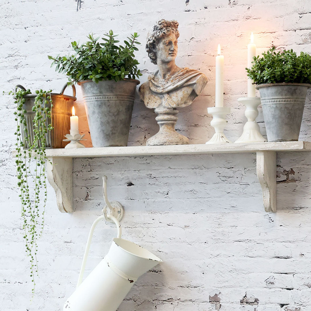 Chic Antique – Übertopf-Set 3-teilig – Antique Zink