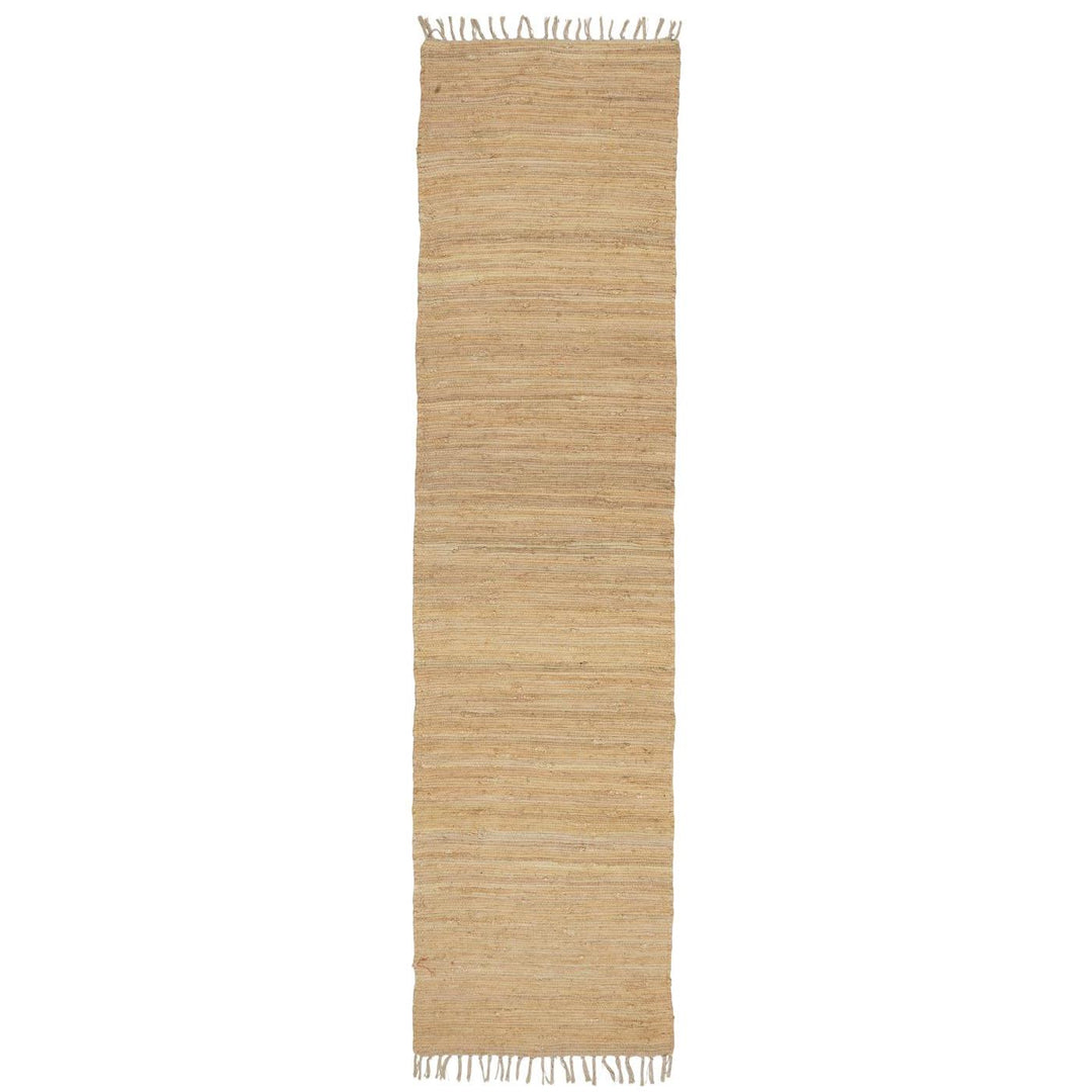 Ib Laursen – Flickenteppich – beige, 60×250 cm