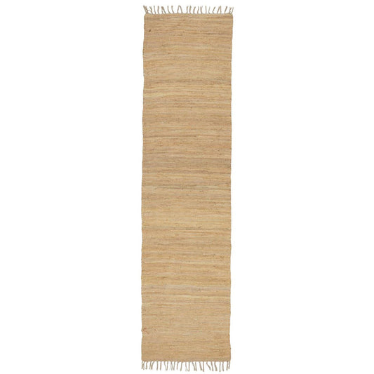 Ib Laursen – Flickenteppich – beige, 60×250 cm
