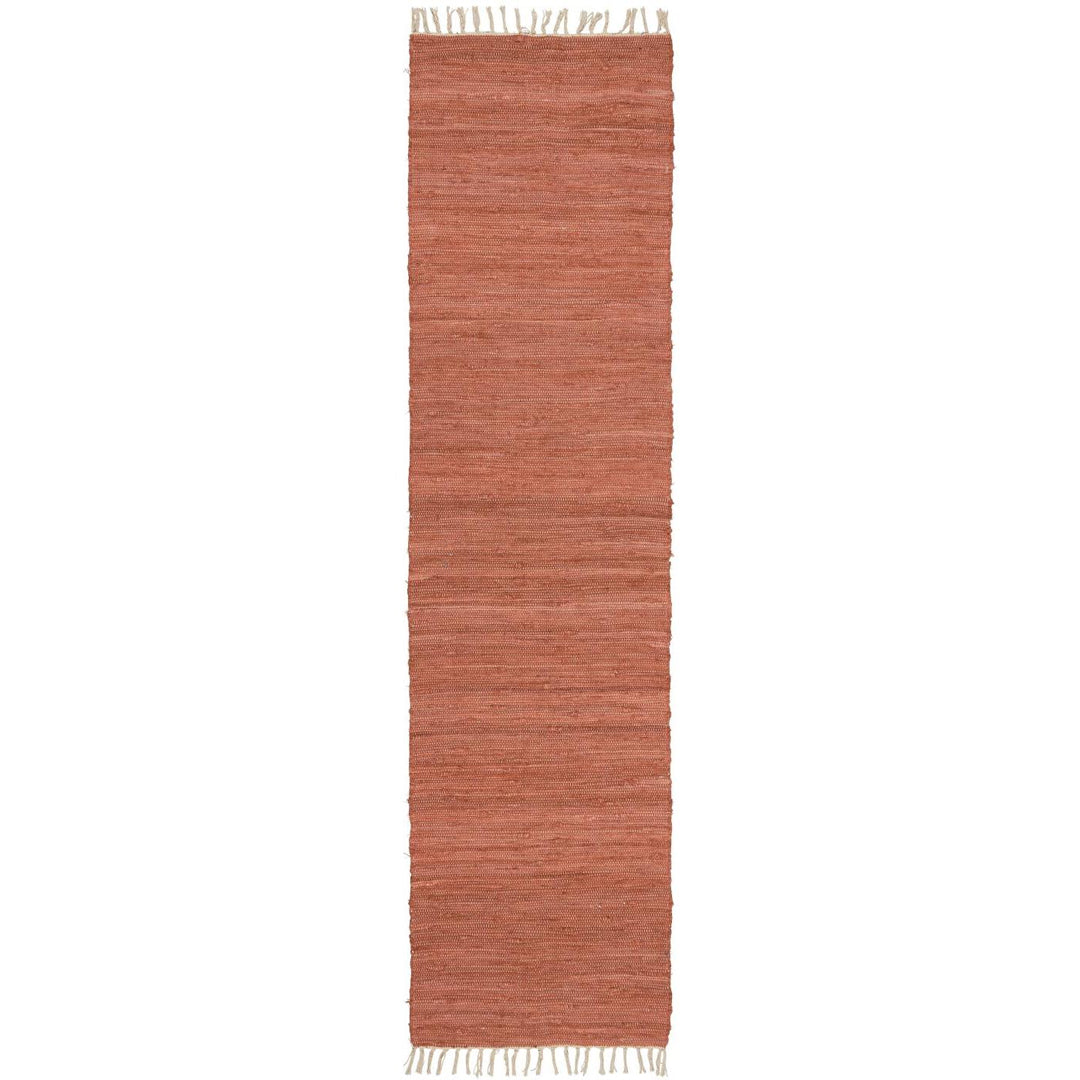 Ib Laursen – Flickenteppich – rostfarben, 60×250 cm