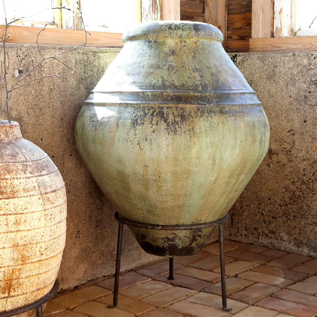 Chic Antique - Pflanzgefäß auf Ständer – Antique Verte