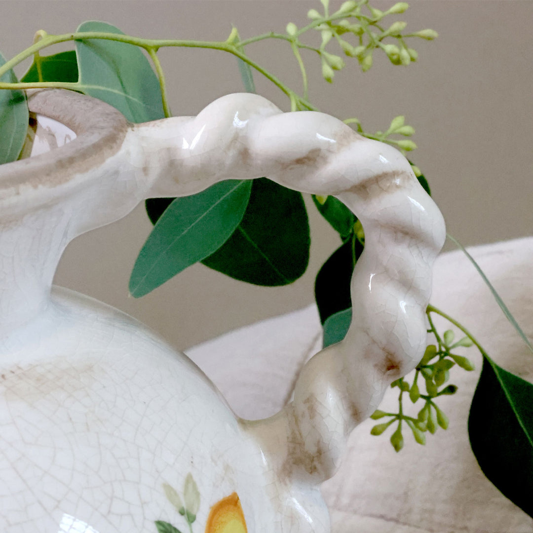 Chic Antique – Limone Blossom Krug mit Zitronen und Blumen