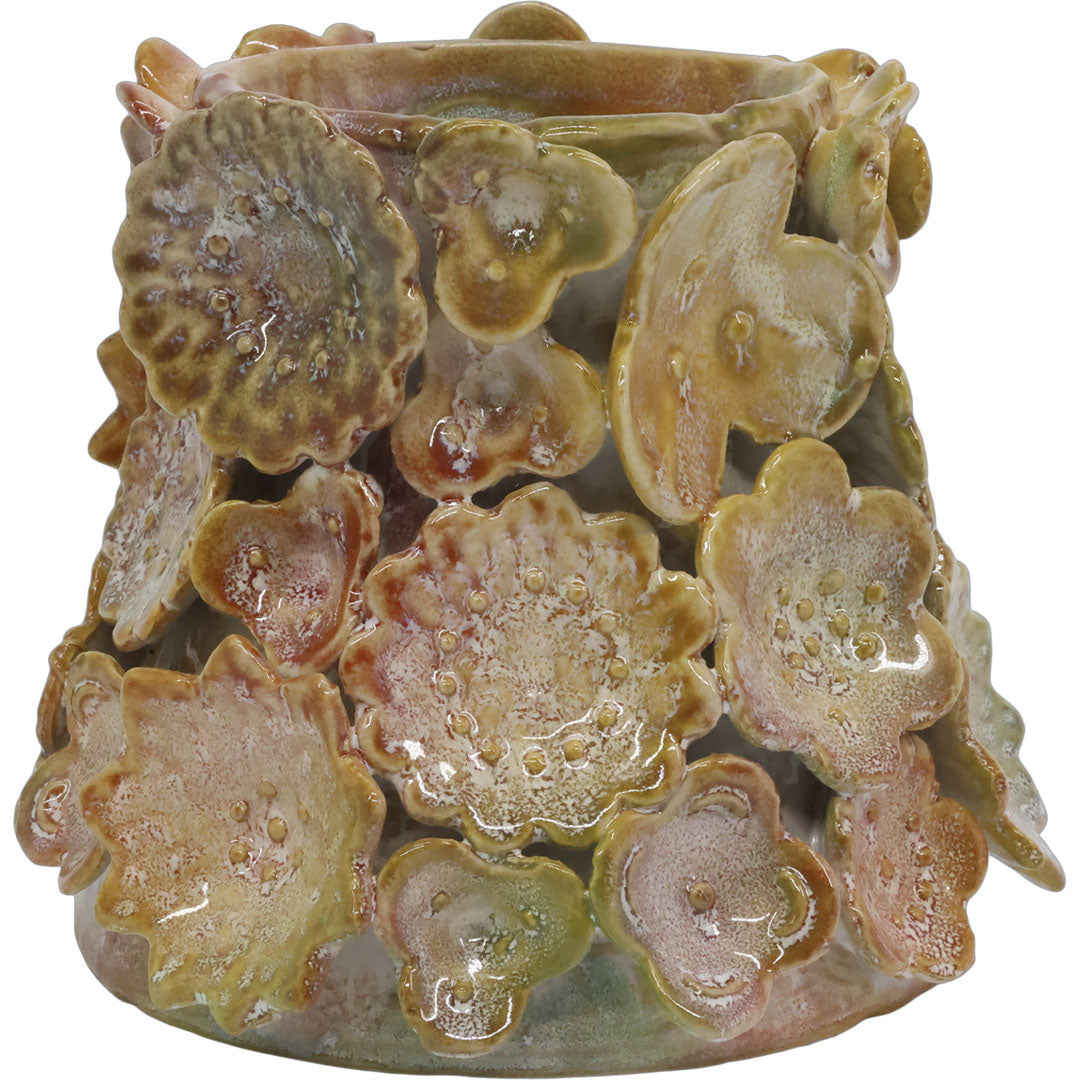 Chic Antique – Vase mit Dekor – H13/Ø14 cm – Desert Rose
