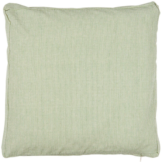 Ib Laursen - Kissen Emil mit grünen schmalen Streifen - inkl. Füllung 45x45 cm