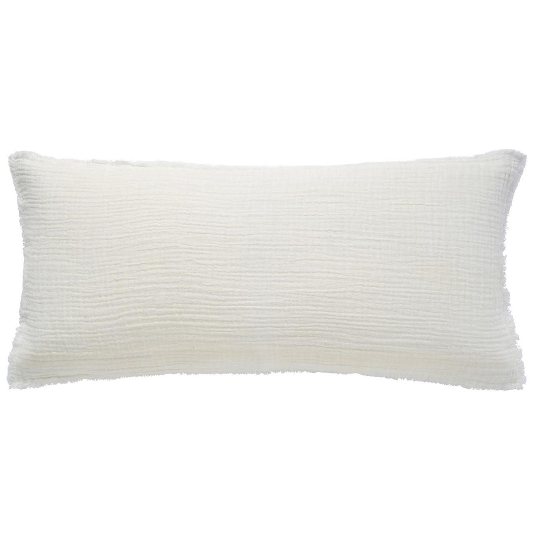 Ib Laursen – Kissenbezug Butter Cream – doppelt gewebte Baumwolle 35 × 80 cm