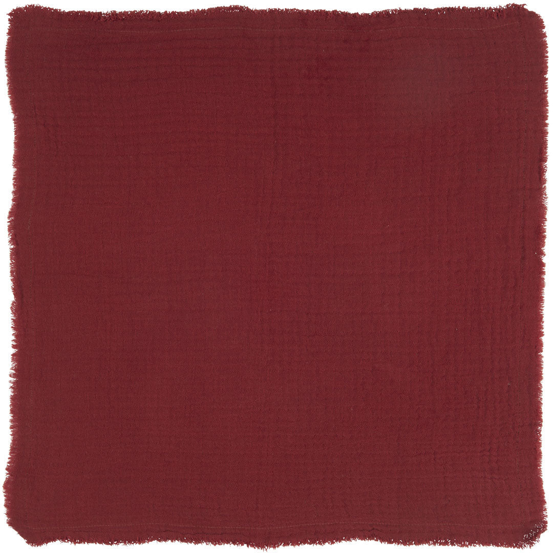 Ib Laursen – Doppelt gewebte Stoffserviette Rot – 40 x 40 cm