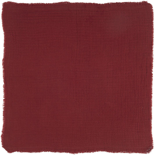 Ib Laursen – Doppelt gewebte Stoffserviette Rot – 40 x 40 cm