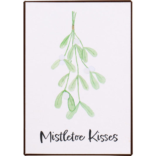 Ib Laursen - Metallschild „Mistletoe Kisses“