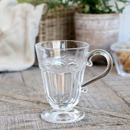 Chic Antique – Antoinette Glasbecher mit Perlenrand – 6 Stück