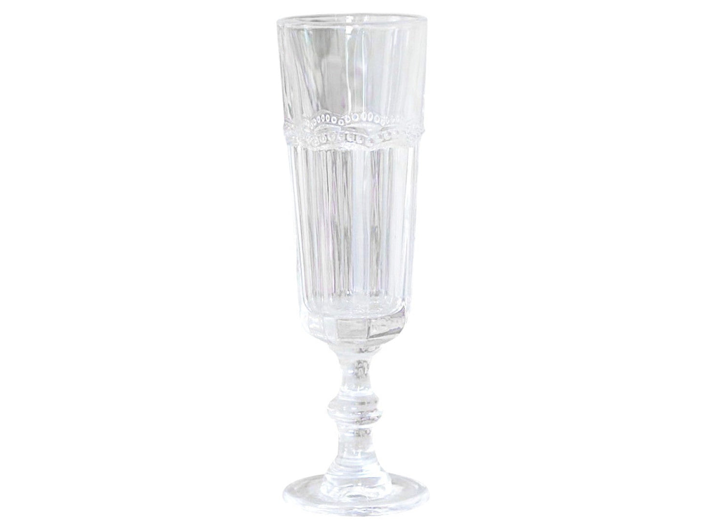 Chic Antique - Champagnerglas Antoinette mit Perlenrand, 6er-Pack