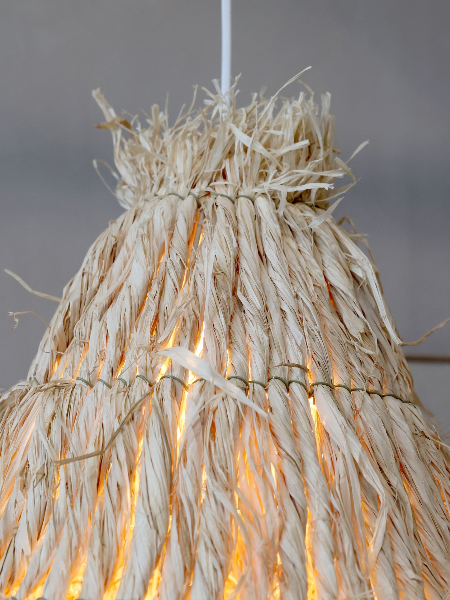 Chic Antique - Lampenschirm aus Geflecht, H26/Ø30 cm - Natur