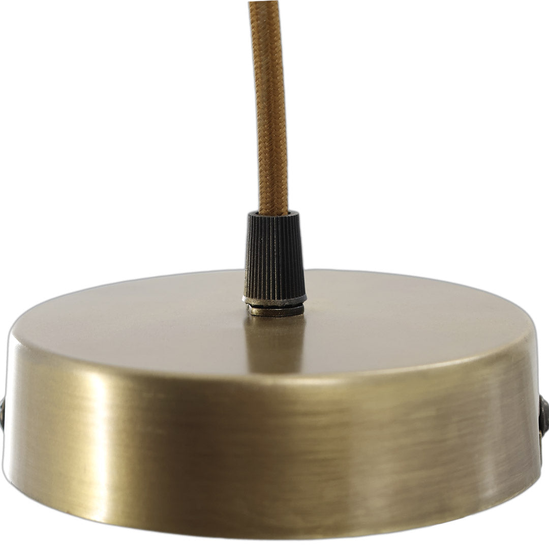 Lampe mit Holztop – Klar, H25/Ø16 cm