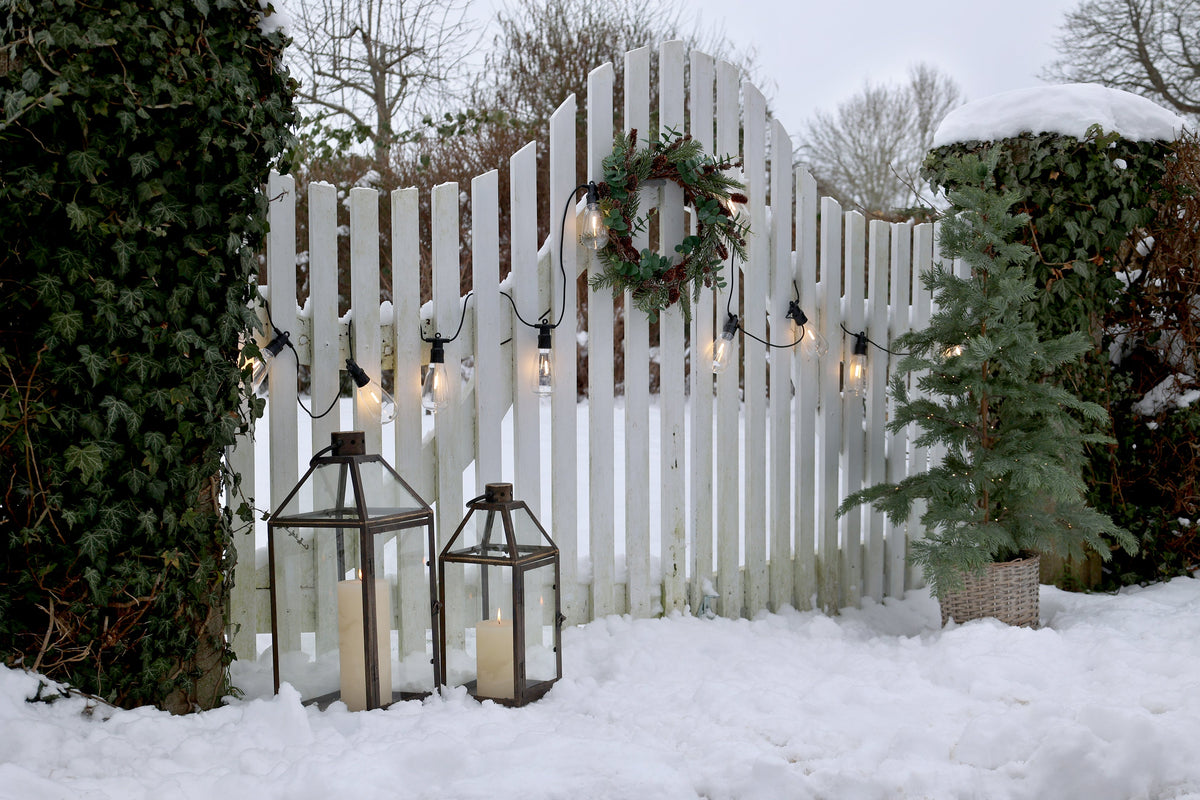 Chic Antique – Lichterkette mit 10 Glühbirnen, L300 cm, Schwarz