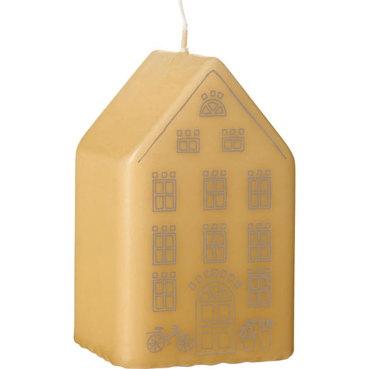 Ib Laursen – Kerze Haus mit Print – Paraffin