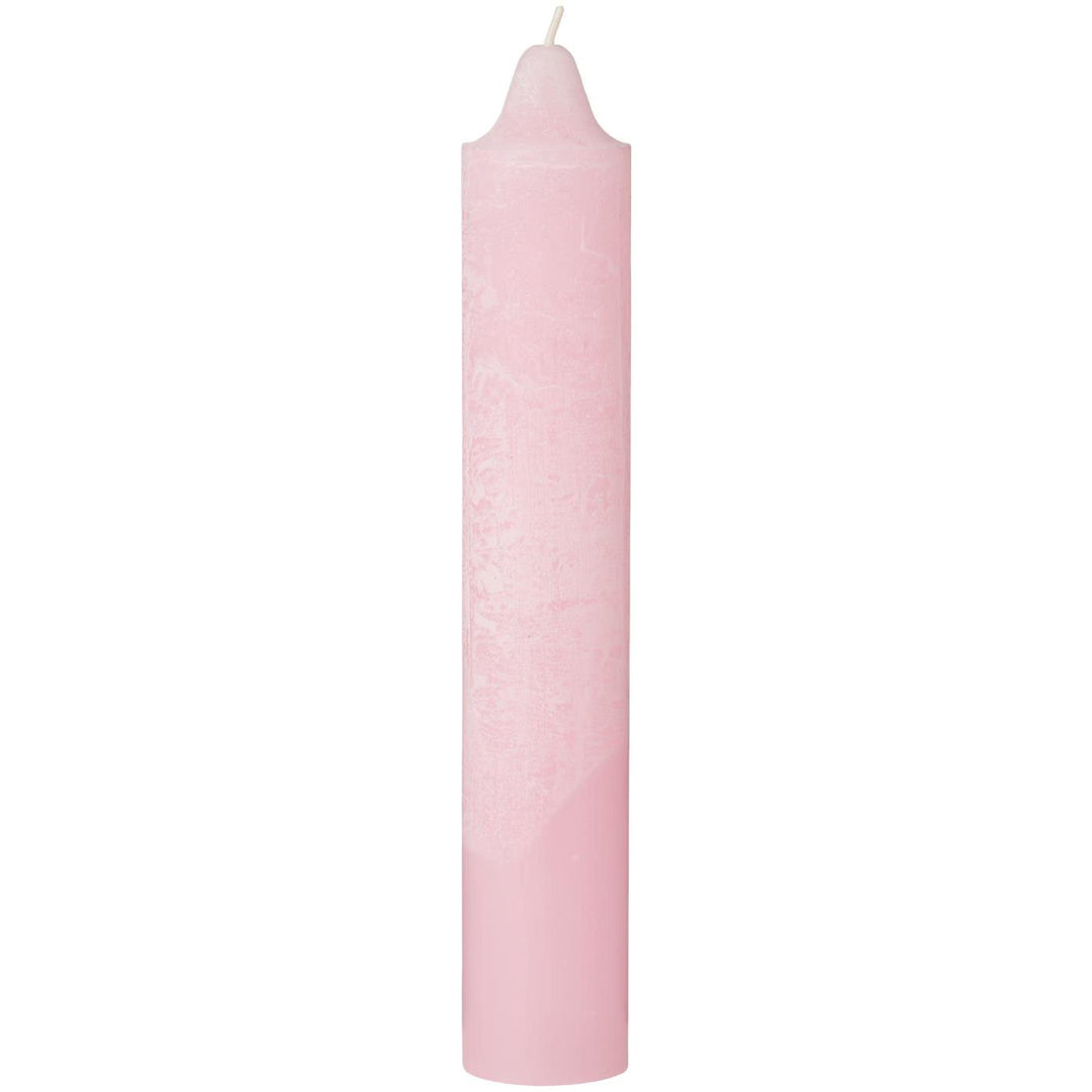 Ib Laursen – Rustikale Kerze – rosa, Ø 3,8 cm, H 23 cm